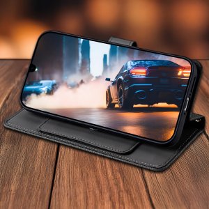 krainaGSM ETUI z klapką do Samsung A17 5G | A26 5G Zamykane Magnetyczne + SZKŁO 9H 7