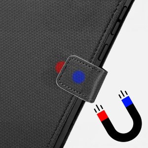 krainaGSM ETUI z klapką do Samsung A17 5G | A26 5G Zamykane Magnetyczne + SZKŁO 9H 9