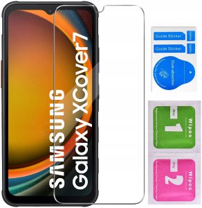 Etui bezbarwne do Samsung Galaxy Xcover 7 WZMACNIANE CLEAR CASE 2MM + Szkło 8