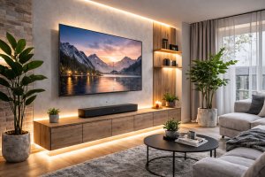 MOZOS TS3 WIESZAK UCHWYT DO TELEWIZORA 40"-85" VESA NISKOPROFILOWY 3