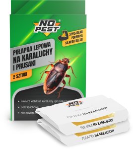 NO PEST Pułapka Lepowa Lep na Karaluchy Prusaki Karaczany Pluskwy i Inne Insekty (2 szt) 3
