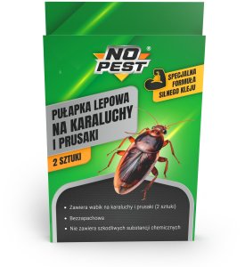 NO PEST Pułapka Lepowa Lep na Karaluchy Prusaki Karaczany Pluskwy i Inne Insekty (2 szt) 9