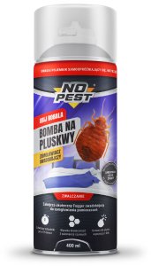 NO PEST Bomba Fogger Środek Oprysk Preparat na Pluskwy Domowe Karaluchy Pająki Rybiki Pchły Zamgławiacz Owadobójczy 400ml (3 szt) 4