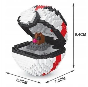KLOCKI KONSTRUKCYJNE POKEMON POKEBALL TIMER BALL GO BOX DIGLETT ZESTAW 2