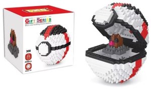 KLOCKI KONSTRUKCYJNE POKEMON POKEBALL TIMER BALL GO BOX DIGLETT ZESTAW 3