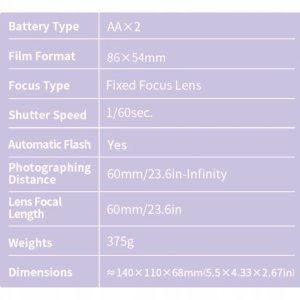 Aparat cyfrowy POPOTO ZIELONY APARAT NATYCHMIASTOWY Z WKŁADAMI INSTAX MINI 10 szt 13