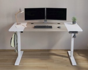 BIURKO Z PODNOSZONYM BLATEM REGULOWANA WYSOKOŚĆ ELEKTRYCZNIE 140CM 6