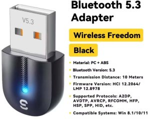Adapter Essager USB Bluetooth 5.3 nadajnik-odbiornik 3