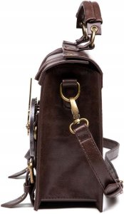 VINTAGE STEAMPUNK CROSSBODY PLECAK TORBA RETRO TECZKA GOTYCKA NA LAPTOP 5