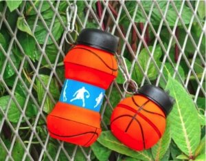 BIDON SPORTOWY SKŁADANY DLA DZIECKA KOSZYKÓWKA 3