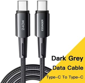 Kabel USB StarTech Essager USB-C do USB-C 240 W 2 m 480 Mb/s szybkie ładowanie (EXCTT3-CGAOG-P) 2