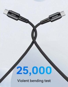 Kabel USB StarTech Essager USB-C do USB-C 240 W 2 m 480 Mb/s szybkie ładowanie (EXCTT3-CGAOG-P) 7