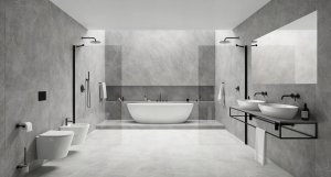 Omnires bateria umywalkowa wysoka SACRAMENTO chrom/biały SC2312CRB 2