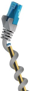 Goobay Kabel krosowy, Cat 6a, U/UTP, szary, 0.5 m (79176) 3