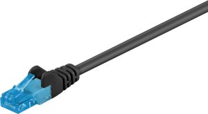 Goobay Kabel krosowy, Cat 6a, U/UTP, czarny, 0.5 m (79177) 2