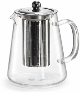 Dzbanek żaroodporny z zaparzaczem 950 ml Black Home Living 2