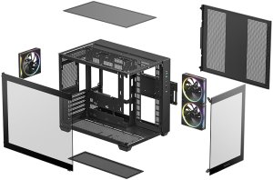 Obudowa Deepcool CG330 3F czarna (R-CG330-BKNGM3-G) 10