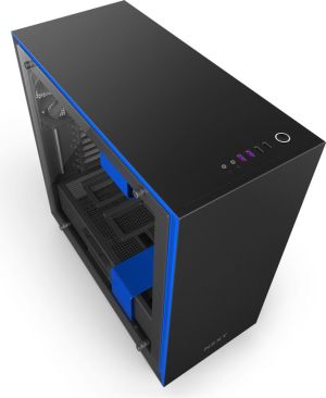 Obudowa Nzxt H700i matowa czarna niebieska (CA-H700W-BL) 2