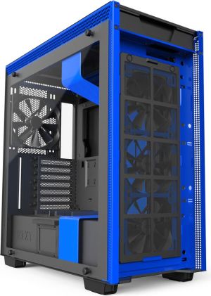 Obudowa Nzxt H700i matowa czarna niebieska (CA-H700W-BL) 5