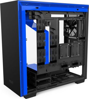 Obudowa Nzxt H700i matowa czarna niebieska (CA-H700W-BL) 9