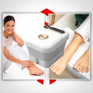 HYDROMASAŻER DO STÓP HYDROMASAŻ SHIATSU SKŁADANY Z FUNKCJĄ GRZANIA 4