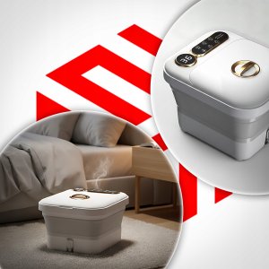 HYDROMASAŻER DO STÓP HYDROMASAŻ SHIATSU SKŁADANY Z FUNKCJĄ GRZANIA 7