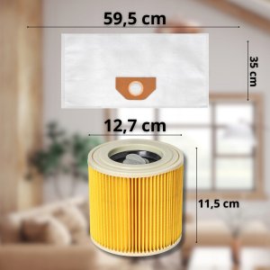 Worek do odkurzacza ZAM 10x WORKI DO ODKURZACZA KARCHER + 1 FILTR O1673 14
