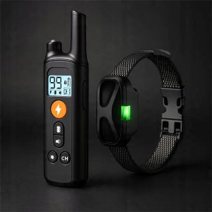 Elektryczna Obroża Dla Psa Treningowa Bezpieczna ZAM 800m LED Wodoodporna 9