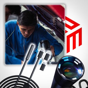 KAMERA INSPEKCYJNA DO TELEFONU ENDOSKOPOWA 3M JAKOŚĆ FULL HD WODOODPORNA 2