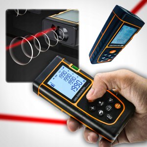 DALMIERZ LASEROWY MIERNIK ODLEGŁOŚCI KĄTOMIERZ POZIOMICA IP54 40M 2