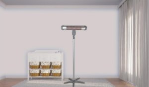 Olympia H+H grzejnik podczerwieni BR 80 400/800 Watt szary 2