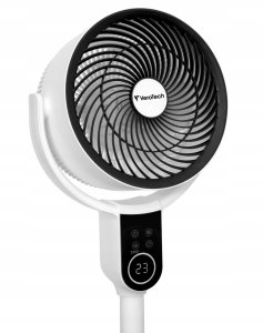 Wentylator Wiatrak Kolumnowy Stojący Oscylacyjny 360 3D VF-750 Biały 11
