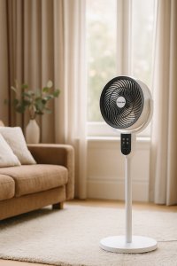 Wentylator Wiatrak Kolumnowy Stojący Oscylacyjny 360 3D VF-750 Biały 14