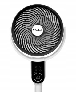 Wentylator Wiatrak Kolumnowy Stojący Oscylacyjny 360 3D VF-750 Biały 3