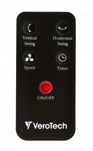 Wentylator Wiatrak Kolumnowy Stojący Oscylacyjny 360 3D VF-720 Cichy Czarny 14