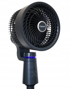 Wentylator Wiatrak Kolumnowy Stojący Oscylacyjny 360 3D VF-720 Cichy Czarny 4