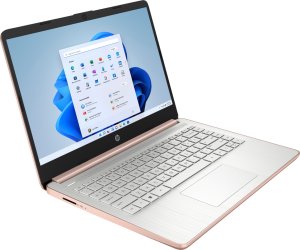 Laptop edukacyjny HP 14-dq3015dx / CD9Y9UA / Intel N4500 / 16GB / eMMC 64GB + 64GB SD / Intel UHD / Win 11 / Różowy 3