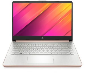 Laptop edukacyjny HP 14-dq3015dx / CD9Y9UA / Intel N4500 / 16GB / eMMC 64GB + 64GB SD / Intel UHD / Win 11 / Różowy 5
