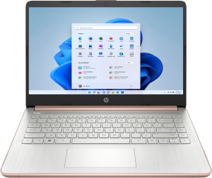 Laptop edukacyjny HP 14-dq3015dx / CD9Y9UA / Intel N4500 / 8GB / eMMC 64GB / Intel UHD / Win 11 / Różowy 2