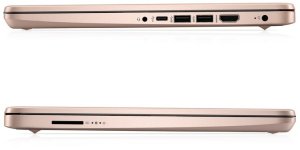 Laptop edukacyjny HP 14-dq3015dx / CD9Y9UA / Intel N4500 / 8GB / eMMC 64GB + SD 64GB / Intel UHD / Win 11 / Różowy 7