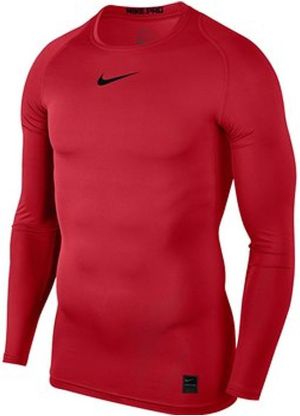 Nike Koszulka męska M NP TOP LS COMP czerwona r. S (838077 657) 1