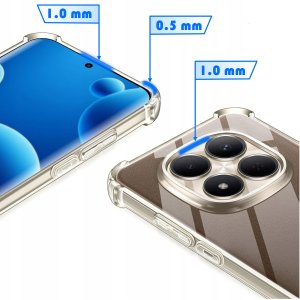 krainaGSM Etui PANCERNE do Xiaomi Redmi Note 15 Pro+ 5G ANTI-SHOCK CLEAR CASE 3