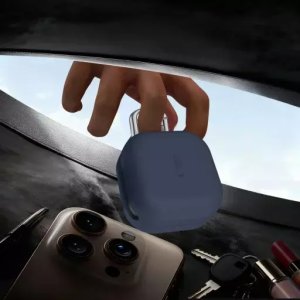 TECH-PROTECT SILICONE HOOK SAMSUNG GALAXY BUDS 4 / 4 PRO NAVY BLUE 2