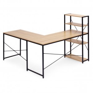 Biurko ModernHome Jasnobrązowe 145 cm x 145 cm 4