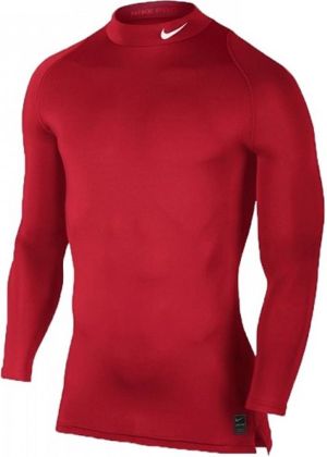 Nike Koszulka męska M NP TOP LS Comp MOCK czerwona r. XXL (838079 657) 1