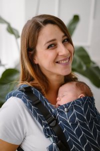 Nosidełko Kavka MultiAge Pro: Ink Braid (No Cotton) Regulowane 2