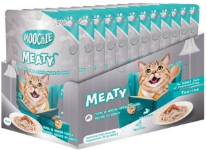 MOOCHIE Tuna & Green Lipped Mussel In Gravy 70g Senior 2