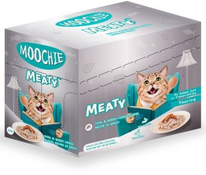 MOOCHIE Tuna & Green Lipped Mussel In Gravy 70g Senior 3