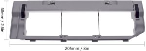 YIVO OBUDOWA POKRYWA SZCZOTEK ROBOROCK E4 E5 S5 S50 S51 S55 S6 S60 S65 PURE MAX VMAX 3