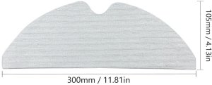 WKŁAD MOP ŚCIERKA MIKROFIBRA PAD DO ROBOROCK E2 E3 E4 E5 Q5 Q7 Q8 S4 S5 S6 3